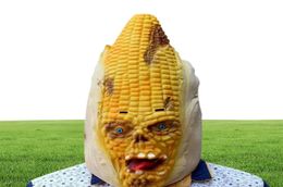 Corn Latex Scary Festival For Bar Party Adult Halloween Toy Cosplay Costume Funny Spoof Mask2680153