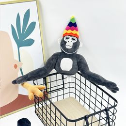 Cosplay Gorilla Tag Monke Plush Toys Anime Figure Soft Stuffed Animal Monkey Dolls Kids Boys Birthday Gifts Game Fans Home Decor