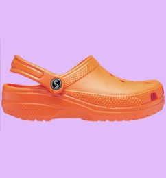 size M4-M11 Buckle designer Sandals slippers croos slides classic mens triple black white Khaki navy blue Waterproof Shoes Nursing Hospital womens4784926