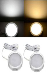 Dimmable 25W DC12V LED Under Cabinet Closet Light Aluminium LED Display Case Lights For Kitchen Counter Cupboard Puck Lights4016114