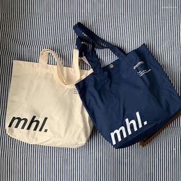 Bag Women Canvas Shopping Female Letter Shoulder Eco Students Books Thick Handbags Girls Reusable Grocery Shopper Bags