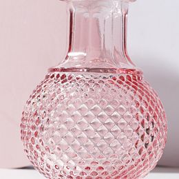 Creative Glass Bubble Vase Mini Vintage Colour Transparent Amber Flower Vase Simple Glass Bottle Crafts Room Desktop Ornaments