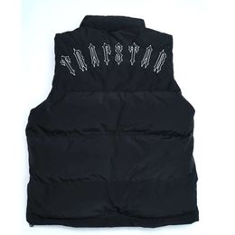 2024 Мужчины Trapstar Down Designer Puffer Vests Мужчина в жилье зимнее унисекс -пара кузовная жанка женская рукавица рука