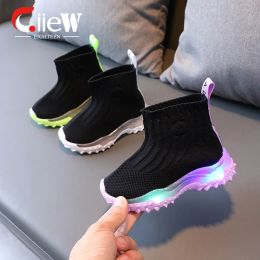 Sneakers Size 2130 Children's Sneakers Glowing Kids Light Up Shoes Boys Illuminated Sneakers Sport Shoes for Girls Luminous Shoes