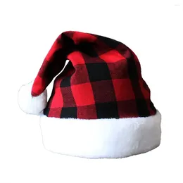 Party Decoration 4 Pcs Santa Hat Unisex Christmas With For B