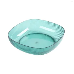 Decorative Figurines Large Capacity Transparent Fruit Plate Food Grade Safe Material Multipurpose Tray Suitable For Vegetables Treats