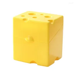 Storage Bottles Plastic Cheese Box Convenient Butter Block Sliced Container