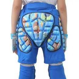 Pants Kids 3D Protective Hip Pad EVA Short Pants Skiing Snowboard Skating Riding Protective Gear Drop Resistance Padded Protecter