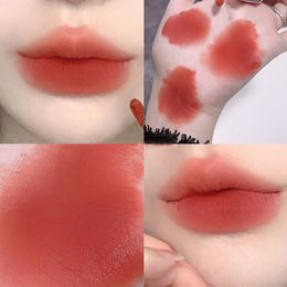 1PCS New Lip Gloss Soft Mist Ice Block Lip Glaze Lip Female Lip Frozen Mud Brown Lip Color Irregular Honey Red S0X6