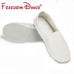 Dance Shoes Home Slippers For Women Men Cloth Upper Soft Leather Soles Indoor Exercise Yoga Ballet Gym