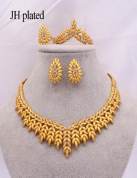 Ethiopia Jewelry sets for women gold necklace earrings Bracelet ring Dubai African Indian bridal wedding set gifts collares 2011307013479