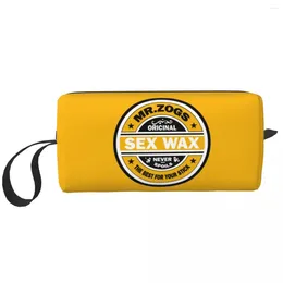 Storage Bags Travel Mr Zogs Sex Wax Toiletry Bag Kawaii Surfing Surf Gift Cosmetic Makeup Organiser For Women Beauty Dopp Kit Case