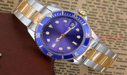 Designer Mens watch Top Quality Master Stainless Steel Automatic movement Mechanical WristWatches sport Gold blue luxury 40mm watc2745707