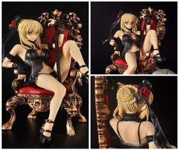 FateStay Night Sabre Alter Lingerie PVC Anime Figure Toy Model Dolls Adult Collection Gift Y12213348204