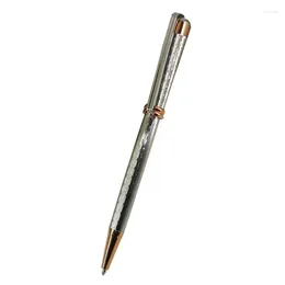 Unique Ballpoint Pen Engraving Pattern High Quality Slim Pens For Mother's Day Gifts Writing Stationery Fashion Ball 1693B