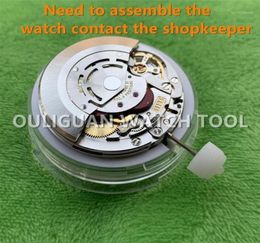 Repair Tools Kits China Clone RLX 3135 Movement Automatic Mechanical Men Watch Blue Balance2020419