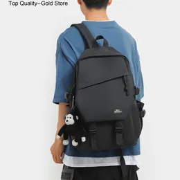 Backpack Korean Version Of Middle And High School Students Schoolbag Men's Women's Large Capacity Leisure Travel Fashion