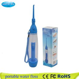 Portable Oral Irrigator Cleaner Mouth Wash Tooth Powerful Irrigation Manual Water Pick Jet Dental Flosser Washing Machine 75ml 240403