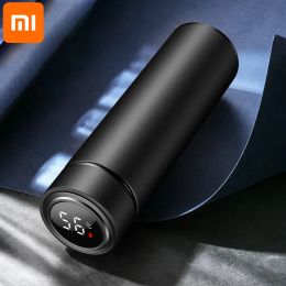 Accessories Xiaomi 500ML Smart Insulation Cup Water Bottle Led Digital Temperature Display Stainless Steel Thermal Mugs Intelligent Cups