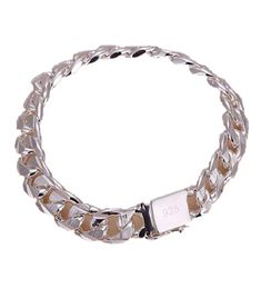 Fine 925 Sterling Silver BraceletXMAS New Style 925 Silver Chain Charm Bracelet For Women Men Fashion Jewelry Gift Link Italy Per2276925