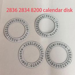 Watch Repair Kits Accessories Are Suitable For 2836 2834 8200 Movement Calendar Plate Sticker Gold White