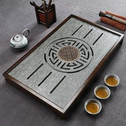 Tea Trays Chinese Japanese Bedroom Tray Creative Afternoon Advanced Design Modern Minimalist Office Plateau En Bois Accessories