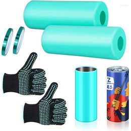Chair Covers Sublimation Tumbler Seamless Silicone Wrap X2 20Oz Band Sleeve For Skinny Straight Blanks Cup With Gloves Tape