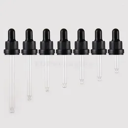 Storage Bottles 5/10/15/20/30/50/100ML Glass Dropper Plastic Top With Pick Up Tube Screw Cap For Bottle Or