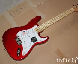 China Custom Guitar 6 string Metal red Electric Guitar0124403777