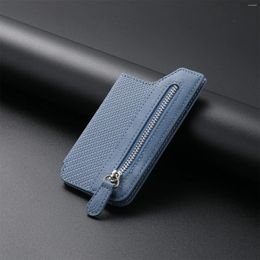Storage Bags Mobile Phone Card Holder Left And Right Flip Multi-Card Zipper Bag Creative Personality