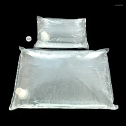 Storage Bags 10L Water Drink Beer Bag Suction Nozzle Inflatable Takeout Travel Liquid Store Big Simple Fold Pouch