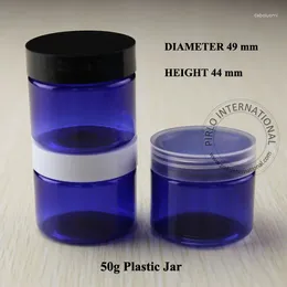Storage Bottles 50g PET Cream Jar Bottle Facial Mask Containers Split Charging Jars Empty Cosmtic Packaging Travel 30pcs/lot