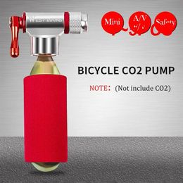 1~5PCS BIKING Portable Mini Pump Aluminium CO2 Inflator for Basketball Football Cycling Accessories Bike Tyre Pumps 240410