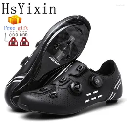 Cycling Shoes Men's And Women's Road Couples Carbon Fiber Sole Ultralight Pedal Spd Cy