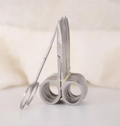 Home Stainless Steel Small Eyebrow Scissors Hair Trimming Beauty Makeup Nail Dead Skin Remover Tool T2I519096001333