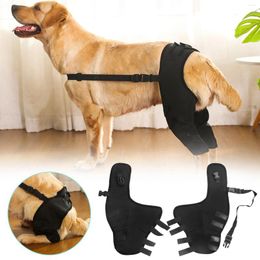 Dog Apparel 1Pair Leg Brace For Knee Back Rear Hock Joint Compression Wrap Protector And Extra Support