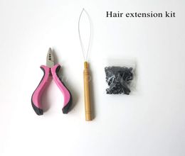 PINK color 1pc micro ring hair plier micro beads applyMini pink plier for micro ring hair extensions5622665