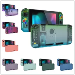 Cases eXtremeRate DIY Replacement Back Shell Joycon Handheld Grips Kickstand with Full Set Buttons for NS Switch Console