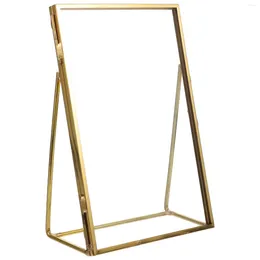 Frames Po Frame Picture Plants Specimen Case Glass Artwork Brass Desktop Display