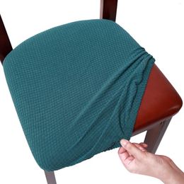 Chair Covers Office With Ties Button Removable Seat Cover Thicken Easy Install Home Decor Dining Room Protector Stretch Solid Washable