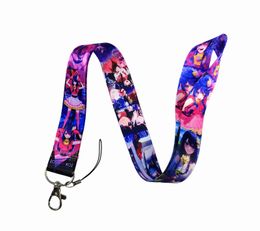 Japanese Anime OSHI NO KO Mobile Phone Neck Strap ID Card Rope Lanyards For Card USB Badge Gym Holder Key Chain Camera Rope iPHONE CASE