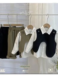 Clothing Sets Children's Spring And Autumn Set Irregular Vest Three Piece For Baby Boy Clothes