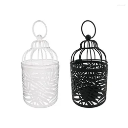 Candle Holders Hollow Birdcage Holder Candlestick For Centrepieces Wedding Party Indoor Drop