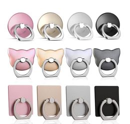 Universal Cell Phone Finger Ring Holder 360 Degree Mobile Phone Grip Stand Holders Lazy Buckle Bracket For iPhone XS MAX XR X Smar5813885