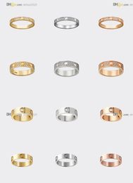 Love Ring Designer Ring Star Diamond Rings 4mm For Women Luxury Jewellery Accessories Titanium Steel Gold-Plated Never Fade Not Allergic Store/214916083708604