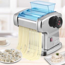 Makers Electric Noodle Dumpling Wrapper Machine Pasta Noodle Maker Machine Commercial Household Stainless Steel Noodle Press Machine