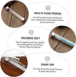 30Pcs Laboratory Clear Plastic Test Tubes With Corks Caps School Lab Supplies, Wedding Favor Gift Tube