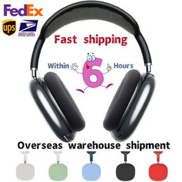 for Max Bluetooth Earbuds Headphone Accessories Transparent TPU Solid Silicone Waterproof Protective Case Airpod Maxs Headphones Headset Cover Ca 472