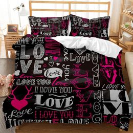 Bedding Sets 3D Digital Printing Urban Design Fashion Duvet Cover Pillowcases Bedspread Childrens Kids Adult Teens Gifts Decor