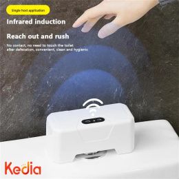 Sets Automatic Toilet Flush Button Induction Toilet Flusher ExternalInfrared Flush Smart Home Kit Flushing Sensor bathroom accessorie